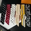 Fashion Elegant Leopard Print Streamer Women 200x5CM Narrow Long Silk Scarf Hairband Bag-belt Plus-long scarf 3