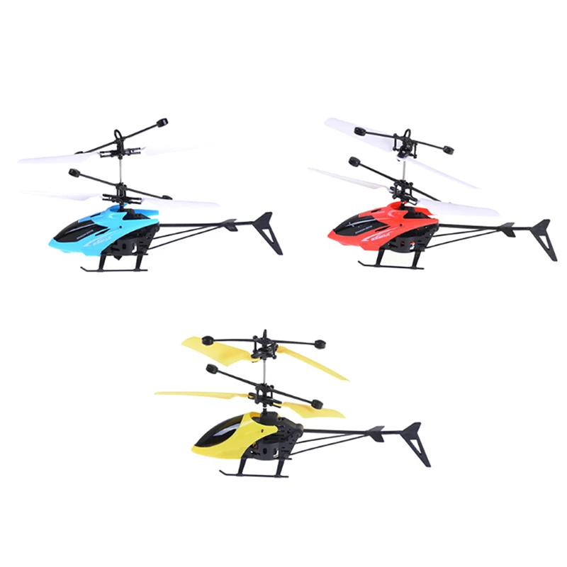 1PC RANDOM COLOR RC helicopter indoor toy rc aircraft Induction Fly up plane toys for kid