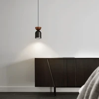 Tête de lit LED minimaliste pour chambre à coucher moderne tout en cuivre, lustre italien personnalisé et Simple pour salle à manger, comptoir de Bar créatif 1