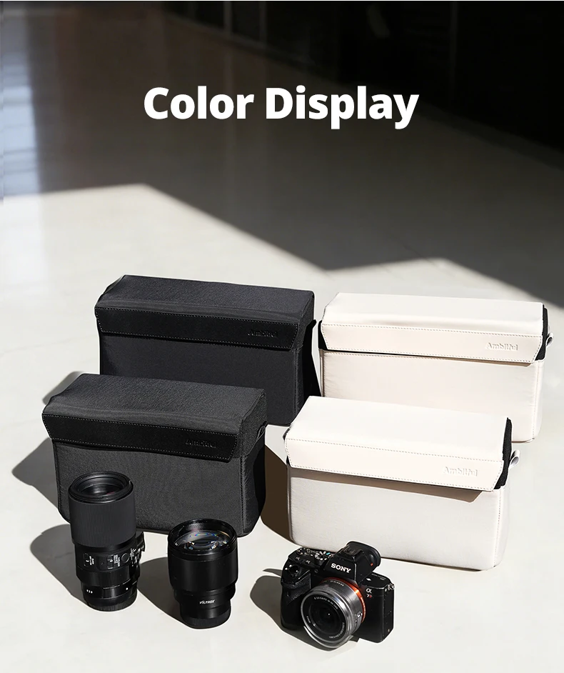 Ambitful Liner Bag D1 Würfel-Kameratasche DIY Trennwände Gepolsterte Aufbewahrung Multifunktionale Tasche M L Größe Kapazität 5,2/5,8L für DSLR-Kamera – Detail 17