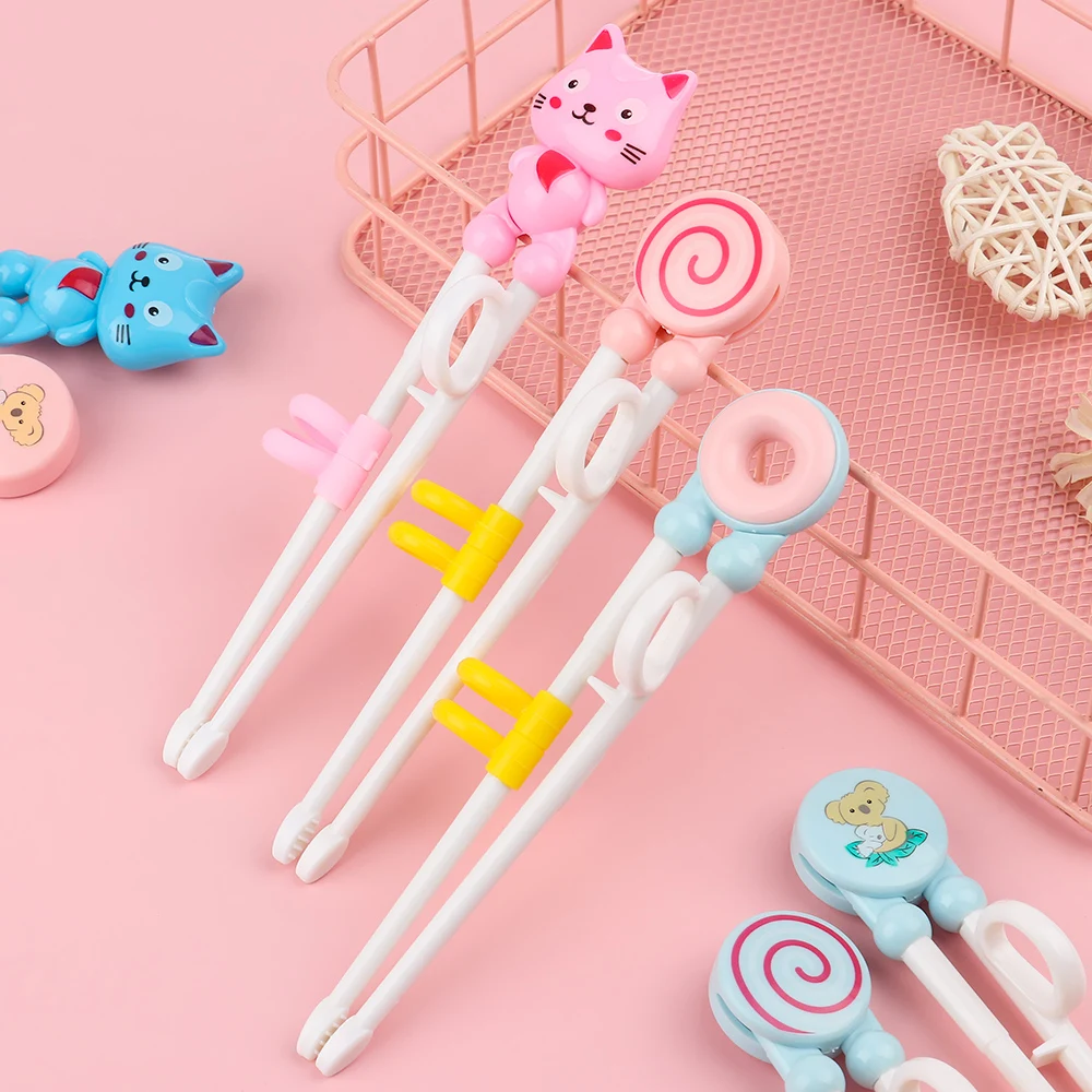 Plastic Cartoon Animal Training Chopsticks for Kids