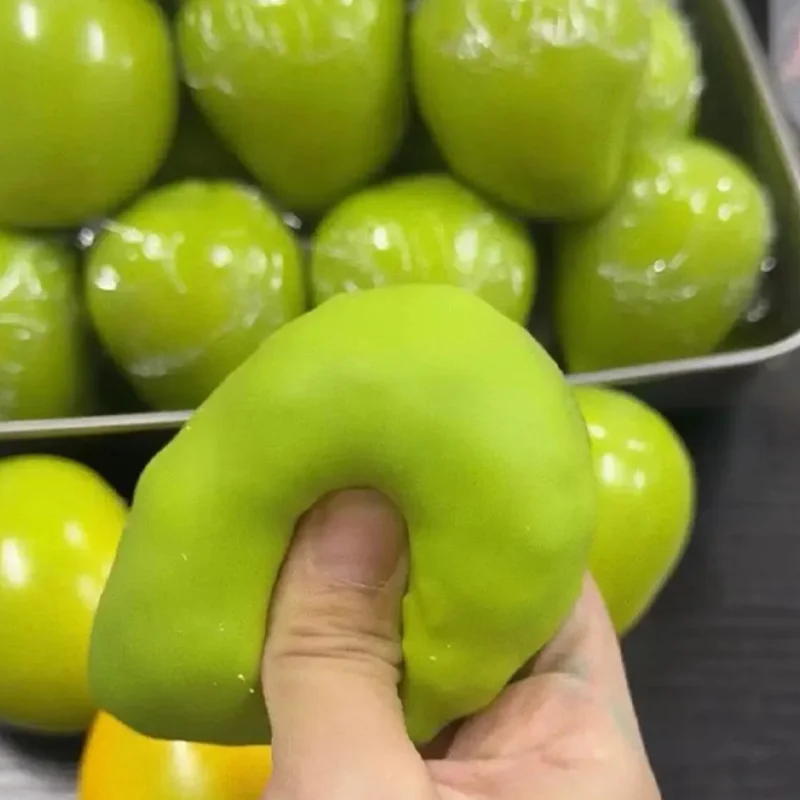 Ultra Soft Temperature Changing Mango Squeeze Toy Stress Relief_voghion.com