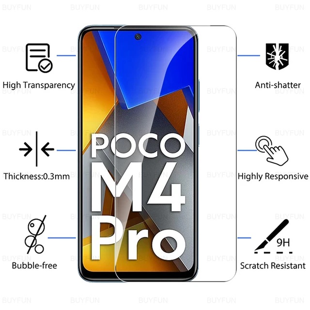 Vitre Protecteur d'écran Film Verre Trempe Xiaomi Poco M4 Pro 4G 6.43  MZB0B5VIN