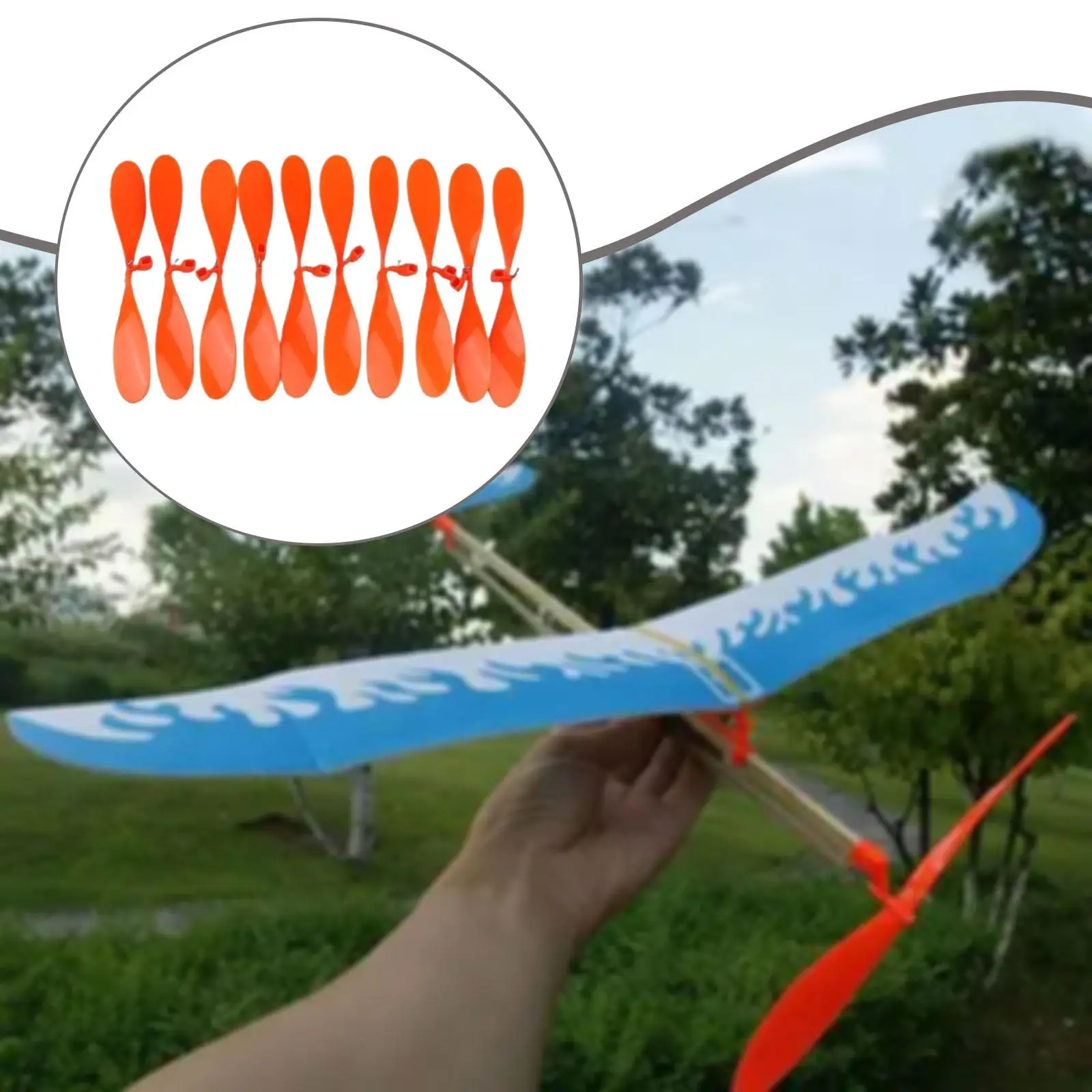 10 Pieces RC Airplane Propellers Easy to Install, Replace, Premium, Portable Accessories Model Plane Propellers Durability 10 Pieces RC Airplane Propellers Easy to Install, Replace, Premium, Portable Accessories Model Plane Propellers Durability