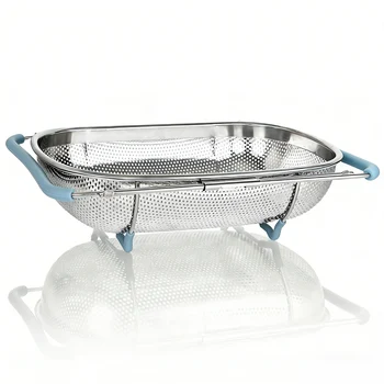 Over-Sink Mesh Colander 1