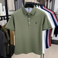 Polo à manches courtes pour hommes, marque haut de gamme, luxe, broderie de poney, T-shirt léger et respirant, nouvelle mode, haut Paul 6