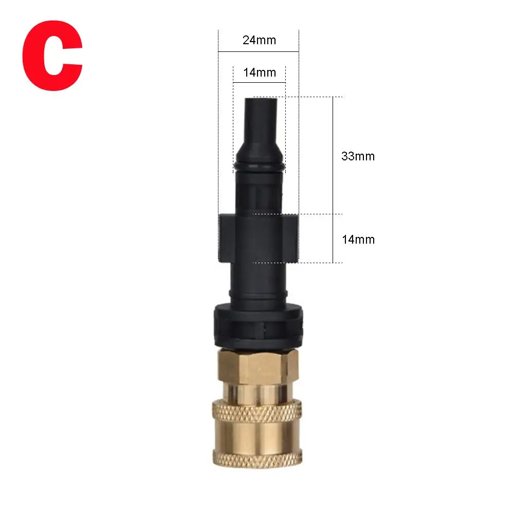 Universal Pressure Washer Adaptor with 1/4 Quick Release Connector Nozzle