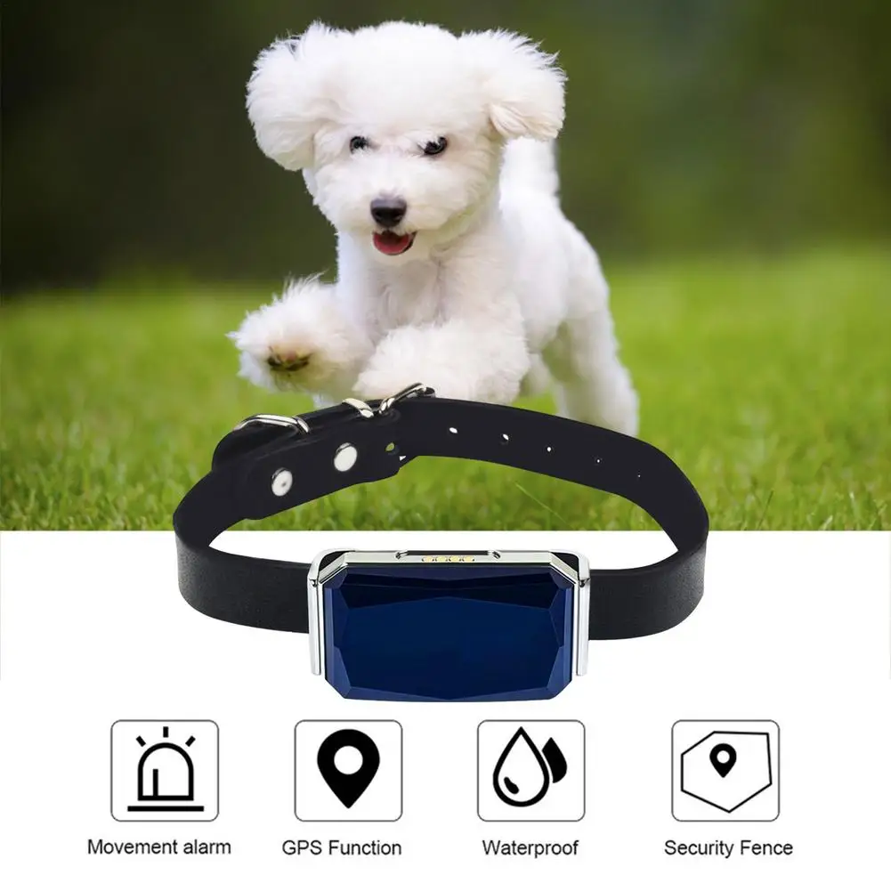 

Gps Tracker Dog Gps Tracker Trackin Smart Waterproof Pet Locator Waterproof Gps Tracker Collar for Cats and Dogs Positioning