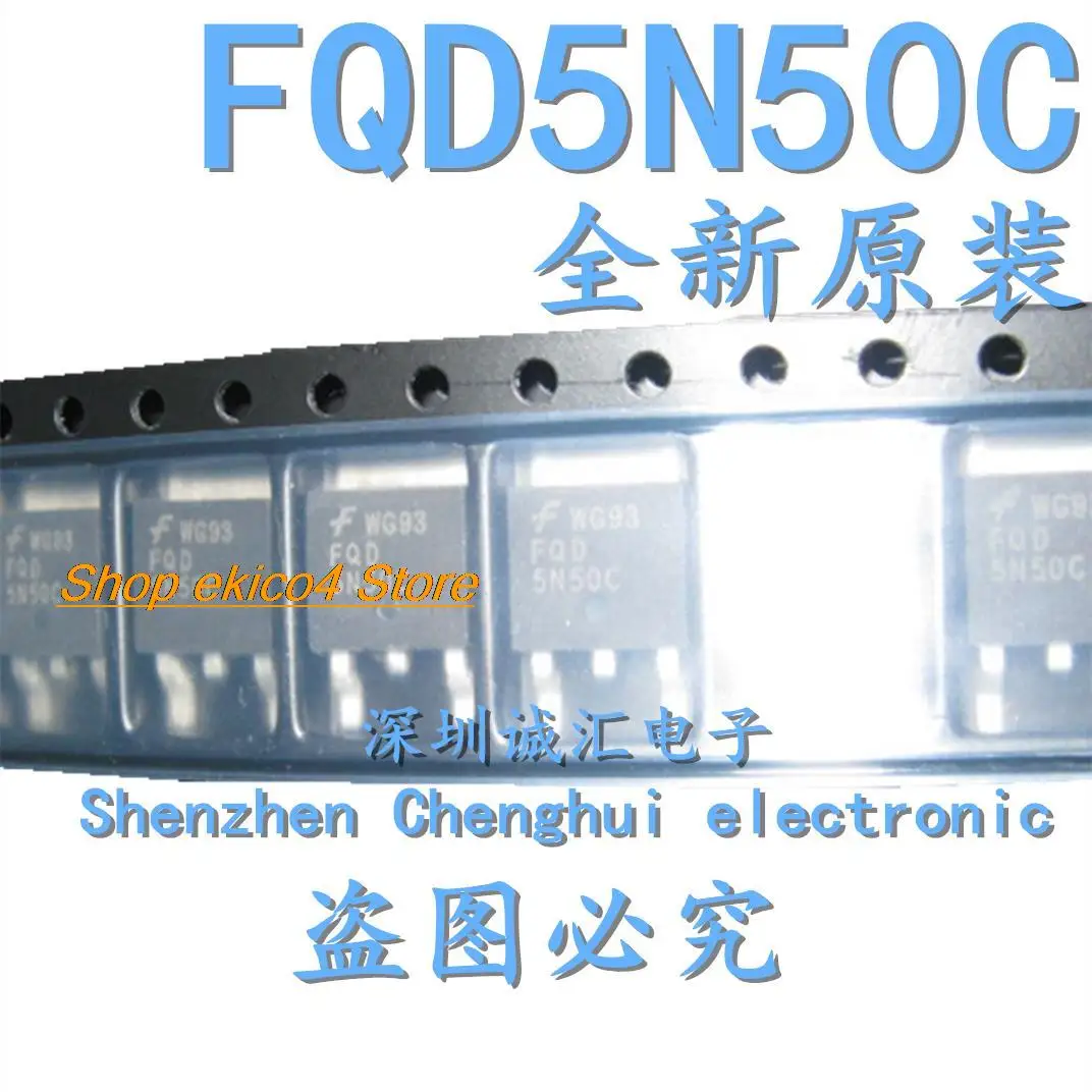 

10pieces Original stock TMD5N50G FQD5N50C 500V 5ATO-252