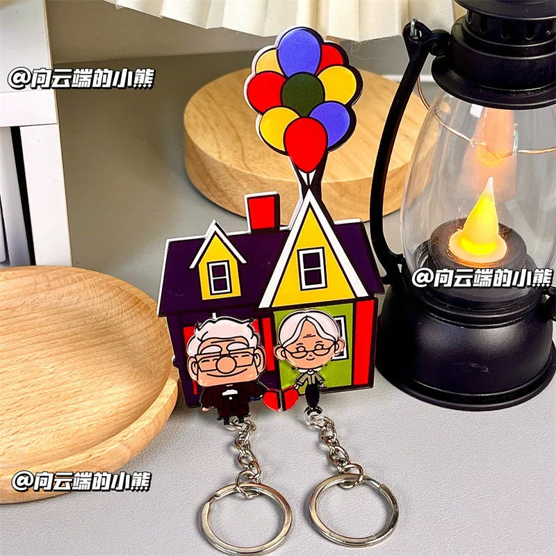 Couples Key Holder Matching Heart Keychains Hanger Acrylic Shared Keyring Wall Decor Gift for Mom Dad Boyfriend Girlfriend Lover 3