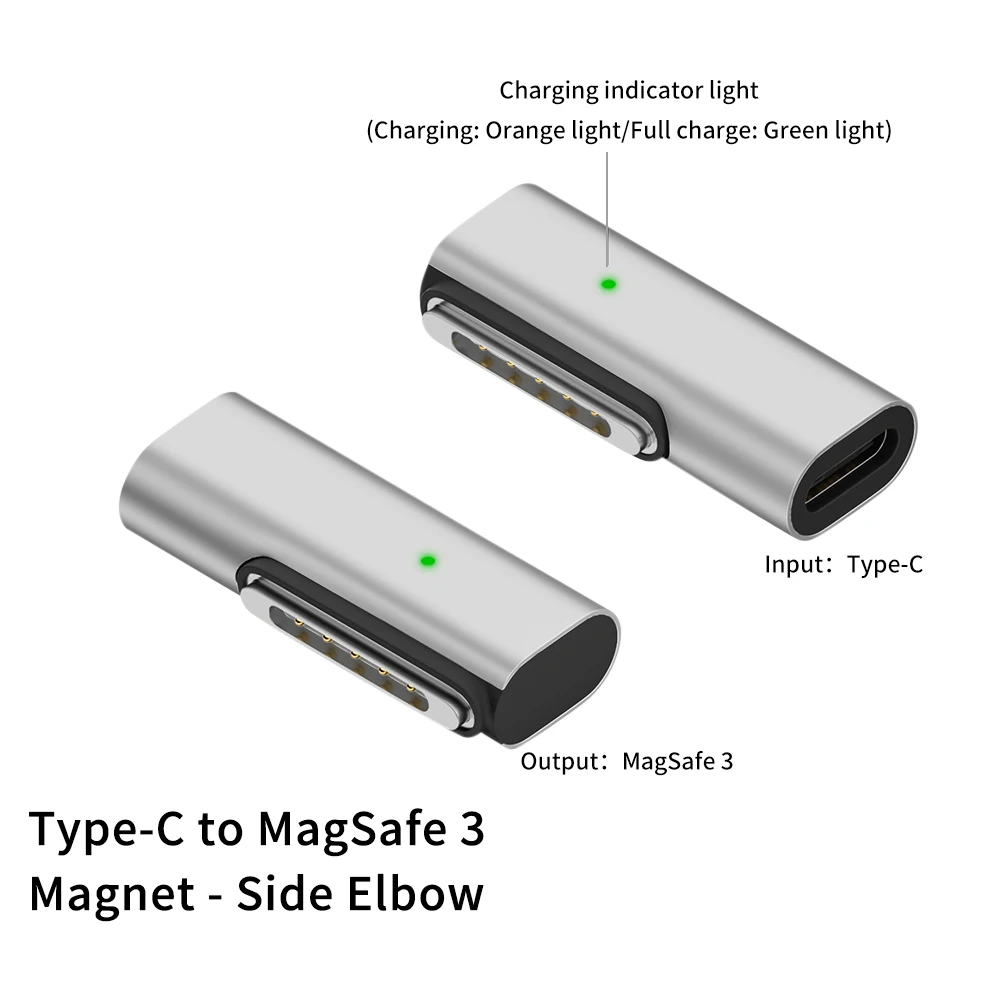Usb Tipo-c para Magsaf Carregador de Carregamento Rápido Adaptador Magnético Pd30w 67w 96w 140w Macbook Pro Air Pro m2 140w Adaptadores