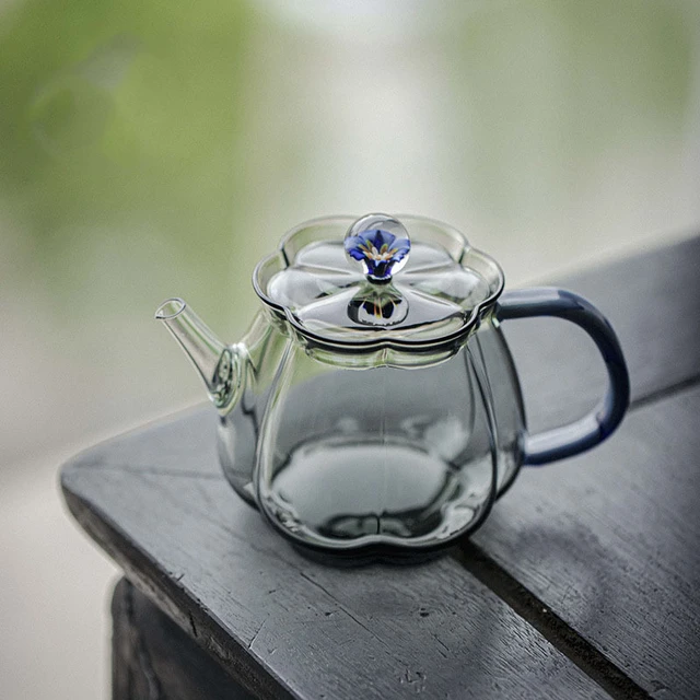 Waves Glass Teapot with Infuser