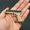 Csnoobs 1:3 G17 Mini Semi-alloy Pistol Model Metal Detachable Toy Gun Keychain  Bag Pendant Ornaments Children's Toy 1