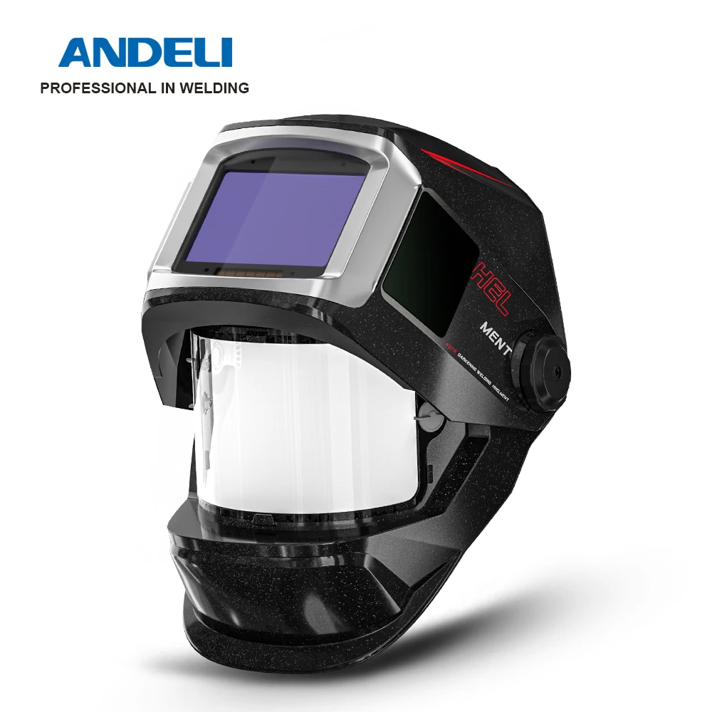 Andeli Automatic Darkening Welding Helmet Qp300f Large View Welding