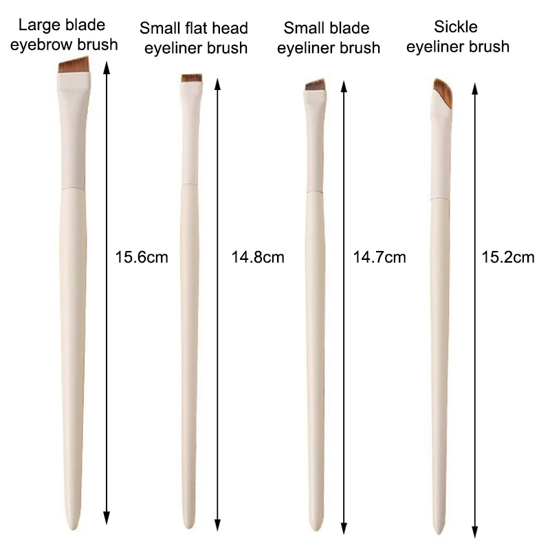 Pennello per eyeliner a lama ultra sottile, pennello piatto ad angolo fine per sopracciglia, pennelli per eyeliner a falce, pennello di precisione per dettagli, strumenti per il trucco_voghion.com
