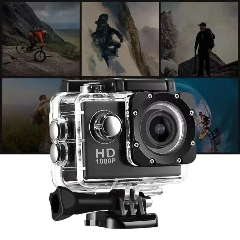 1080P Action Camera 4k 30FPS Waterproof Video Shooting Sports Spinal Run Cam Motorcycle Helmet Camera Helmet Cam