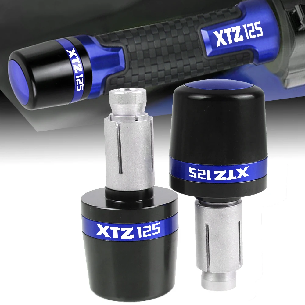 For Yamaha Xtz125 Motorcycle Cnc Handlebar Grips Slider Cap Plug Bar End Counterweight Tools Plus Scooter Caps Xtz 125 2014 2015