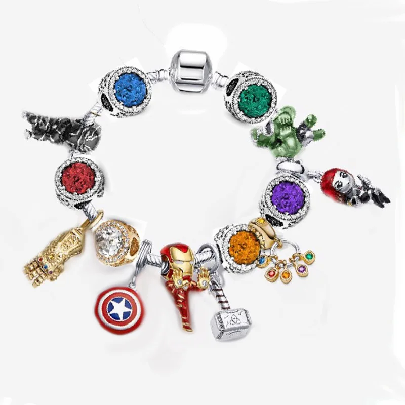 thumbnail image 1 of Disney-pulsera colgante de Aladdín para mujer, Scarab de Anime, alfombra mágica, atrapasueños, Genie de la lámpara, bisutería de cuentas de jazmín, 1 of 5