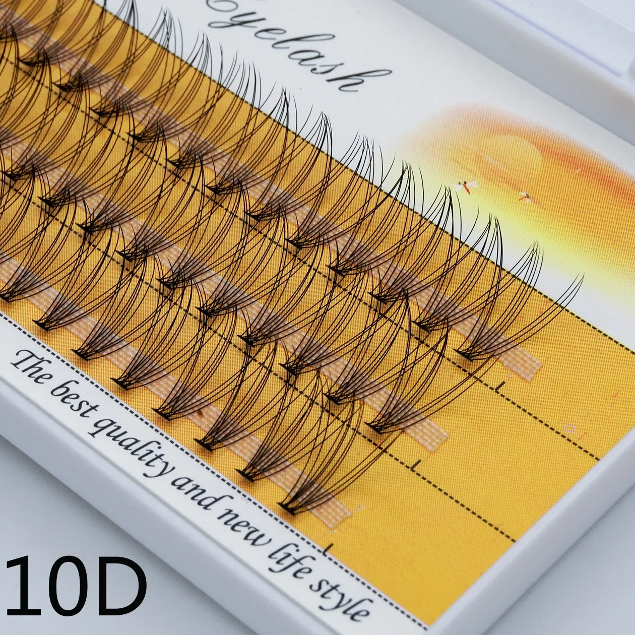 10/20/30D Nerzwimpern-Box/60 Bündel Natürliche Wimpernverlängerung Russland Einzelne Wimpernbündel Make-up-Tool für Künstliche Wimpern – Detail 4