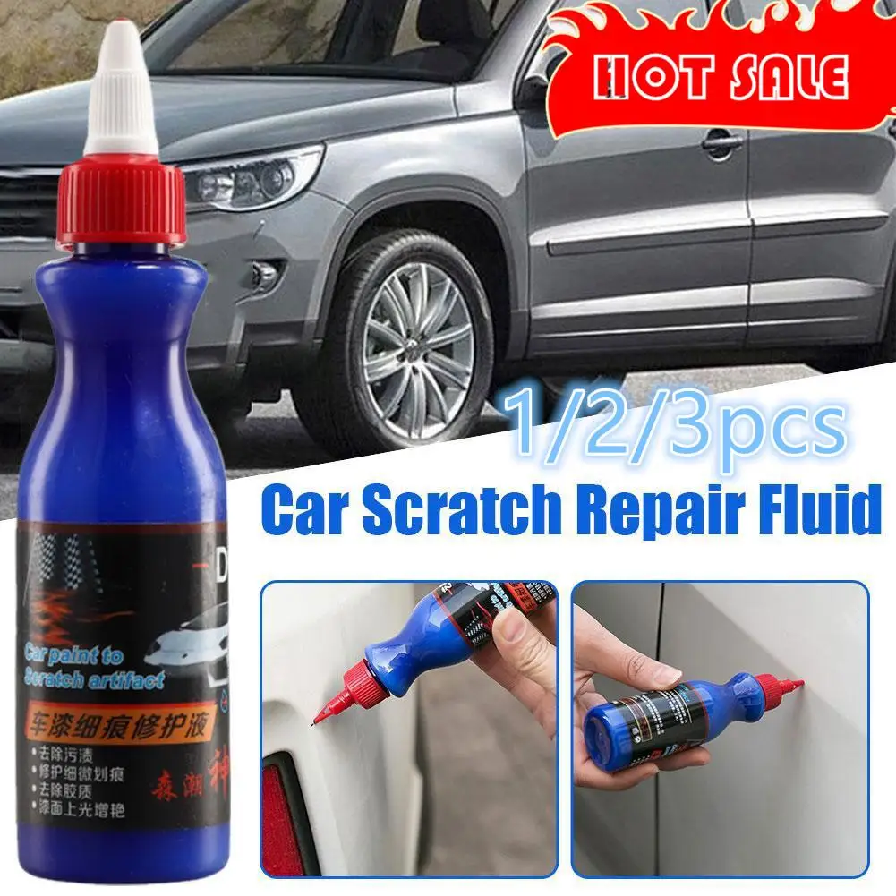 

1/2/3pcs Car Scratch Remover Agent Scratch Repair Tool with Sponge Car Scratches Repair Polishing Wax Anti Scratch Car