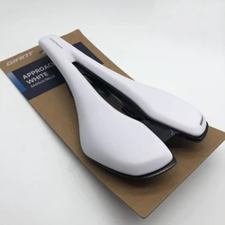 Giant Approach Comfort Gel Bike Saddle with Ventilation (White)