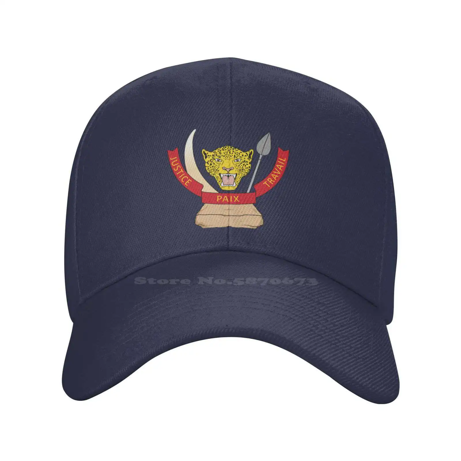 

Democratic Republic of the Congo Top Quality Logo Denim cap Baseball cap Knitted hat
