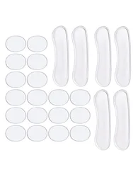 Premium Drum Tone Control Gel Pads - 24-Piece Set (Transparent)
