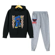 

2022 Children poppy playtime hoodie harajuku menswear huggy wuggy sweatshirt spring and fall horror models clothing long sleeve