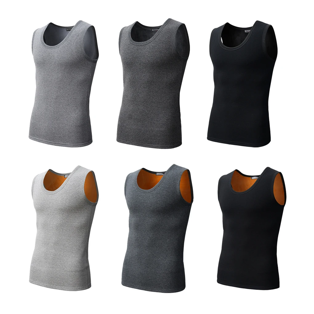 

Warm Velour Vest Underwear Close Fitting Thermal Tights Large Size Sports