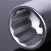 36mm Jumbo Socket 3/4"Inch 12 Point Nut 45# Steel Bit Ratchet Wrench Heavy Duty Plum Blossom Sockets Maintenance Hardware Tools 5