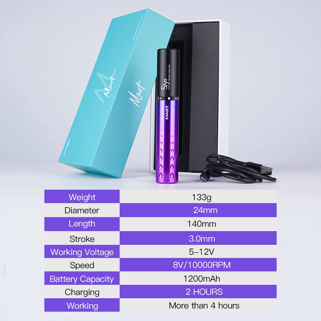 タトゥーのアーティストのための永久的な化粧の回転タトゥーの機械ペン