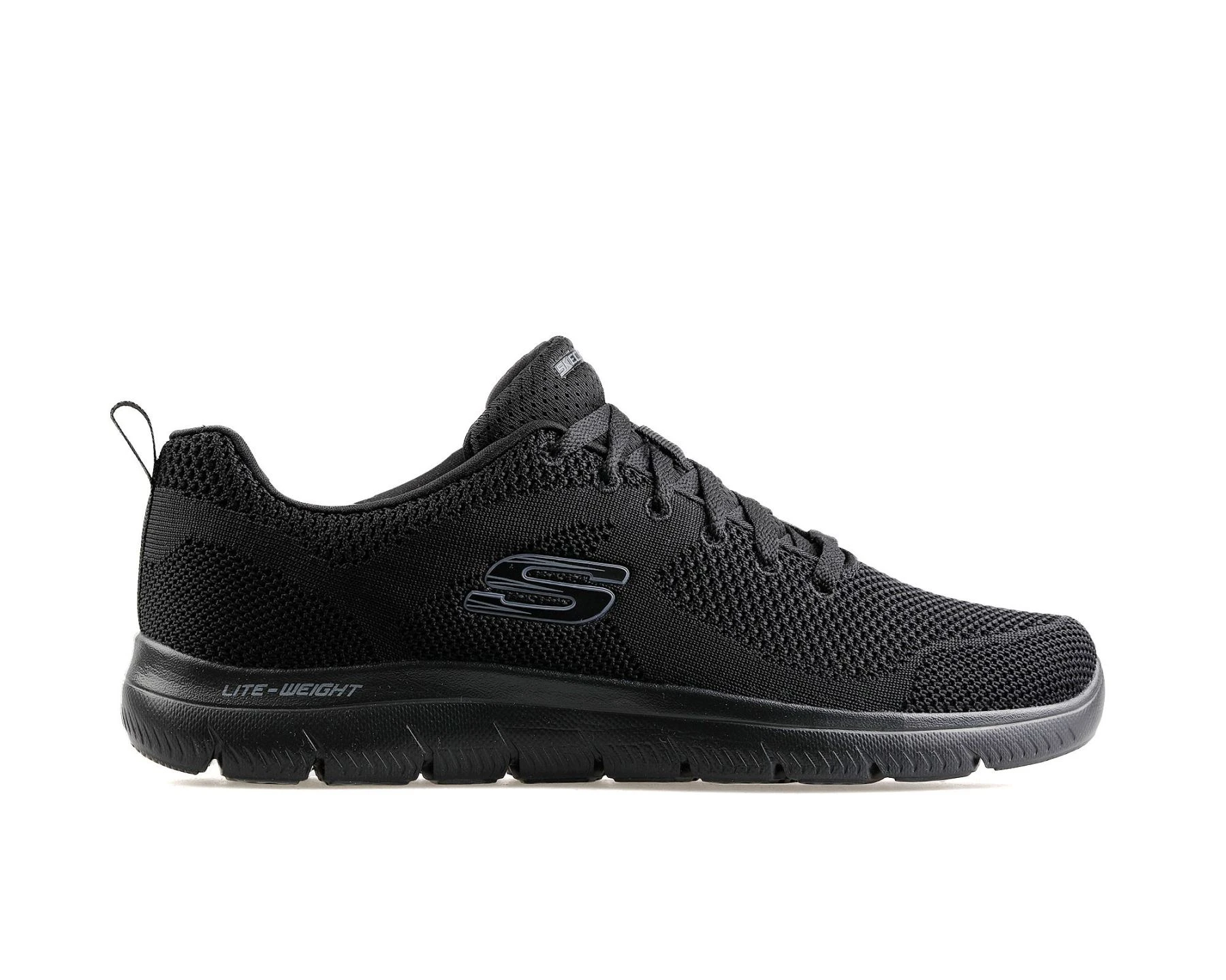 Skechers Summit Shoes Mens Sneakers Fashion Lace Up Casual Shoes men's  Flats Soft Sole Black Mens Shoes for Hiking| | - AliExpress