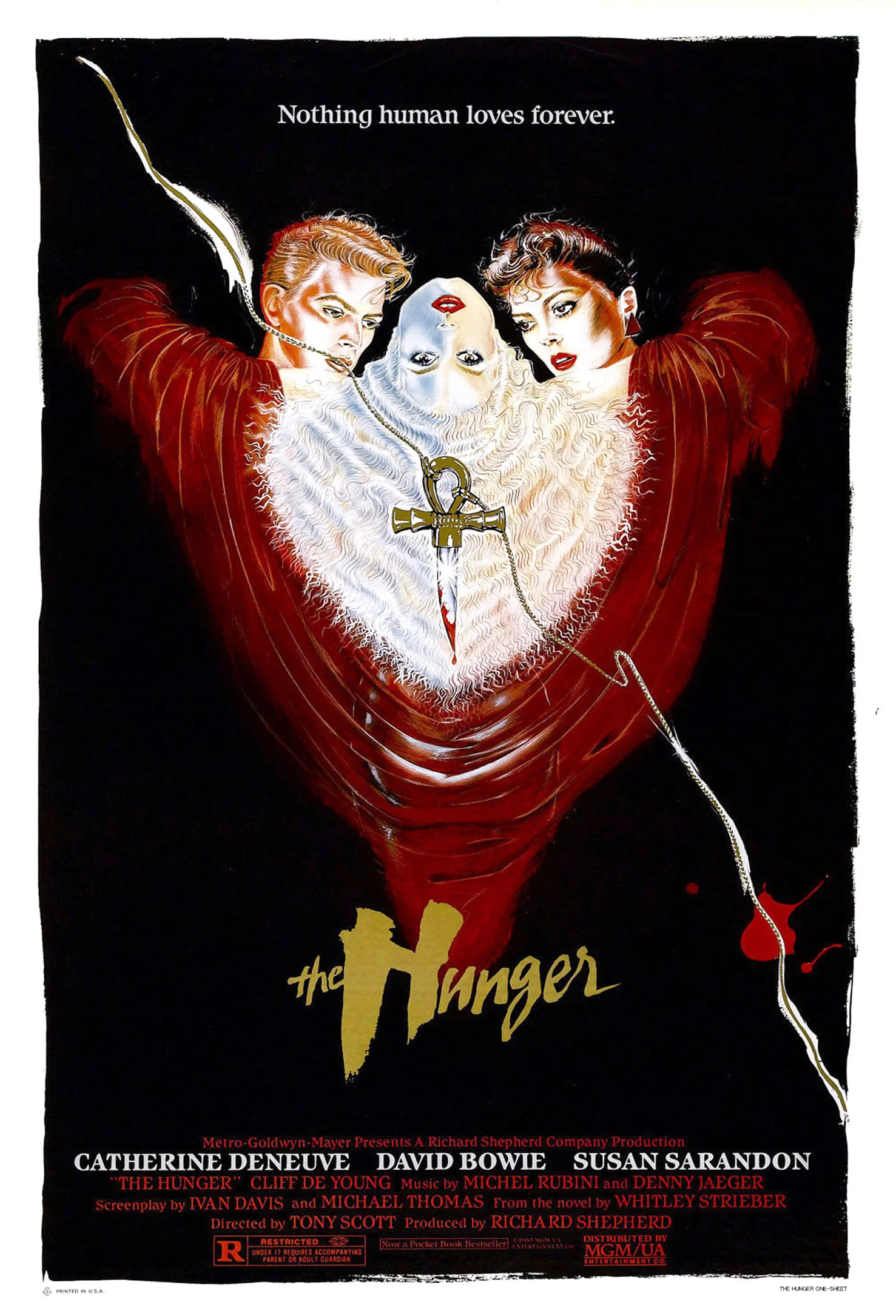 

Голод (1983), кинопостер, фото, Художественная печать, Постер, коллекция, настенное искусство, домашний декор