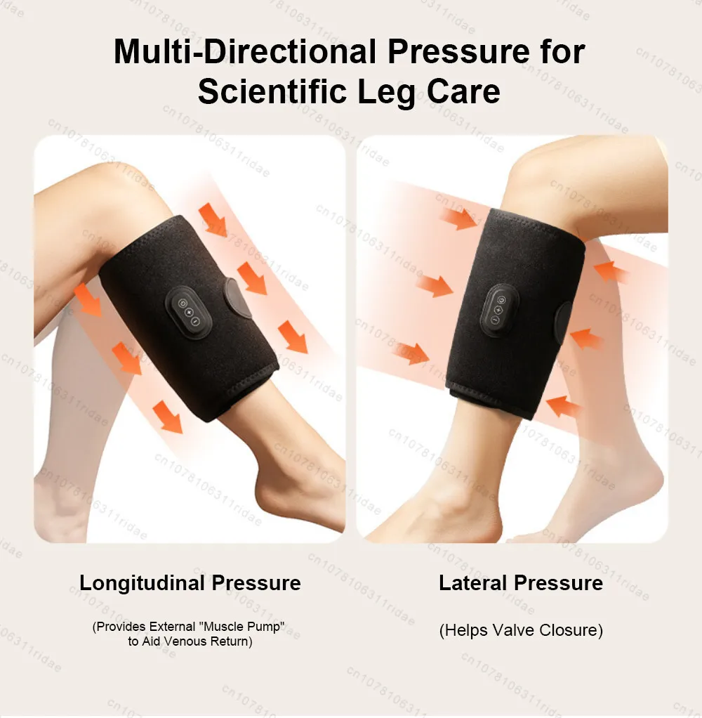 Eletric Air Pressure Calf Massager Leg Massage Airbag Compresstion Relax Calf Muscle Relieve Varicose Veins Blood Circulation