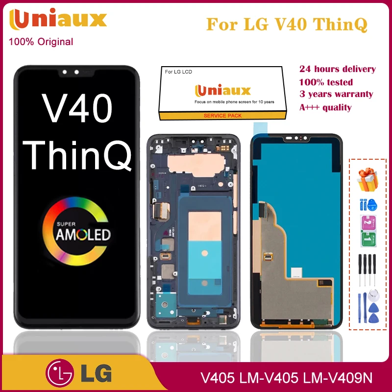 lg v40 thinq lcd screen replacement factory
