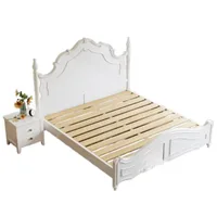 Chambre à coucher lit esthétique moderne Unique Style De luxe lits princesse rangement Camas De mariage dortoir meubles décoration 5