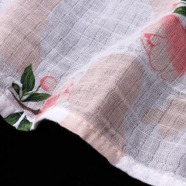 Infant Baby Muslin Swaddle Soft Sleeping Blanket Wrap Bath Towel Swaddle Blanket 6