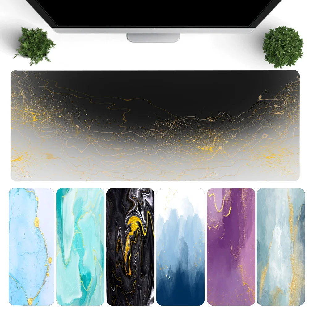 

Marble Mouse Pad Large MousePad Computer Gamer New Desk Pad Office Keyboard Laptop Mouse Carpet Natural Rubber Mouse Pads