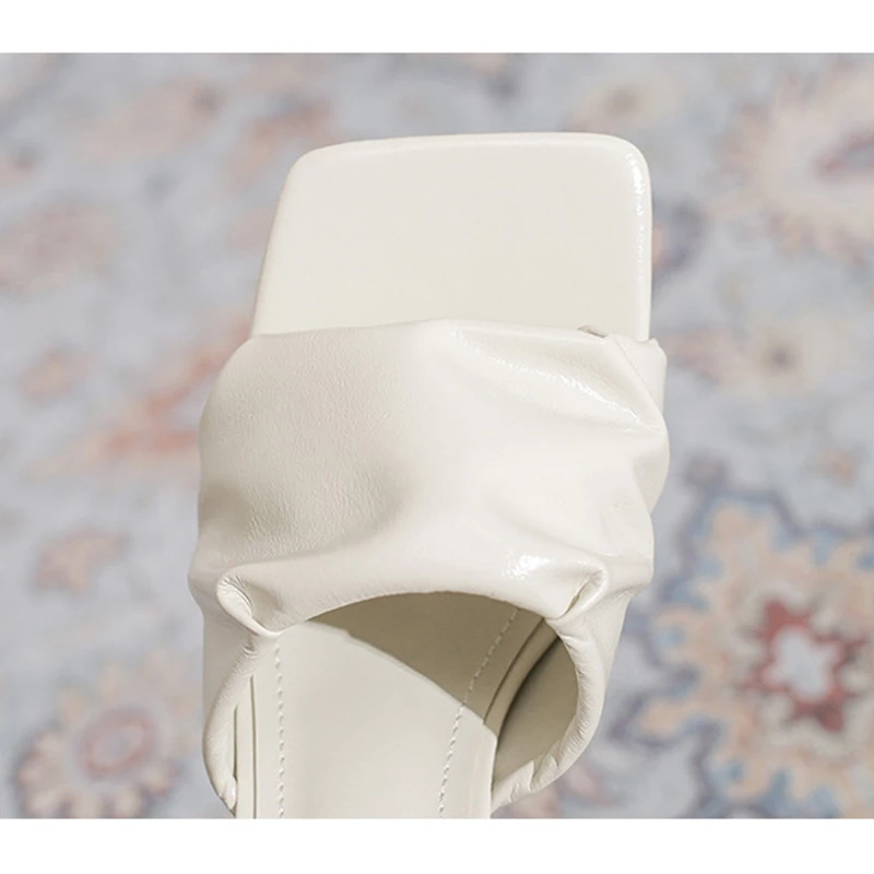 2024 New Summer Women Slippers High Quality Fashion Casual Outdoor Beach Thin Heels Slides