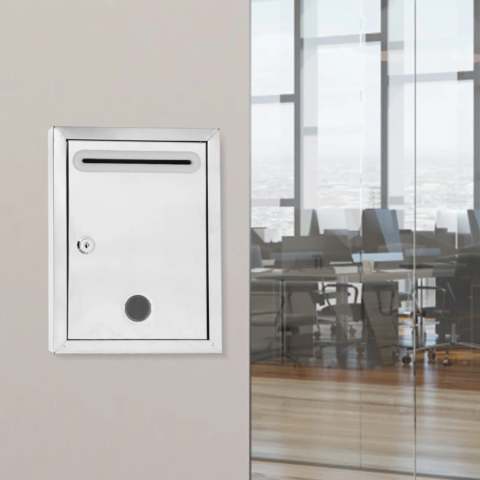 

Wall Mount Mailbox Newspaper Box Vintage Mailbox Post Box With Lock Creative Iron Mailbox For Envelopes Letters Water Proof