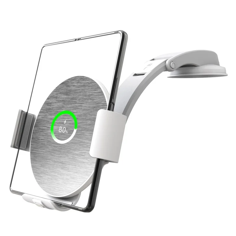 

Dual Coil Auto Alignment Wireless Car Charger for Galaxy Z Fold3, Landscape Smartphone Car Mount Fast Charging for iPhone13/12