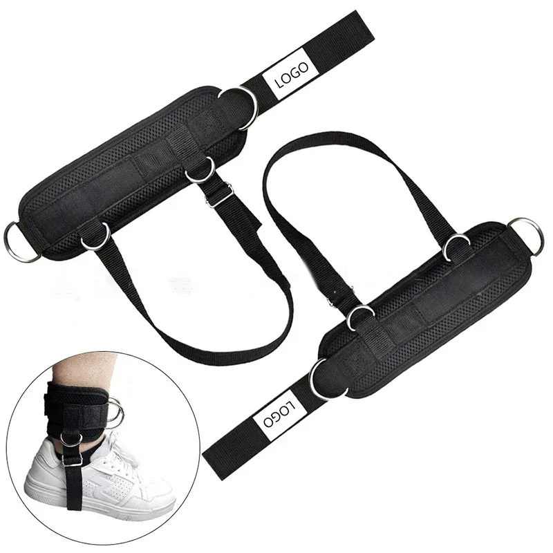 

Фитнес Спорт Регулируемая Защита для тренировок с ремешками на лодыжку машины для ног спортивный шкив для тренажерного зала D-образные кабельные манжеты пряжки для ног