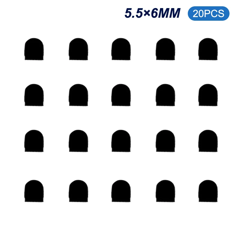 20-Pack Soft Silicone Stylus Tip Replacements