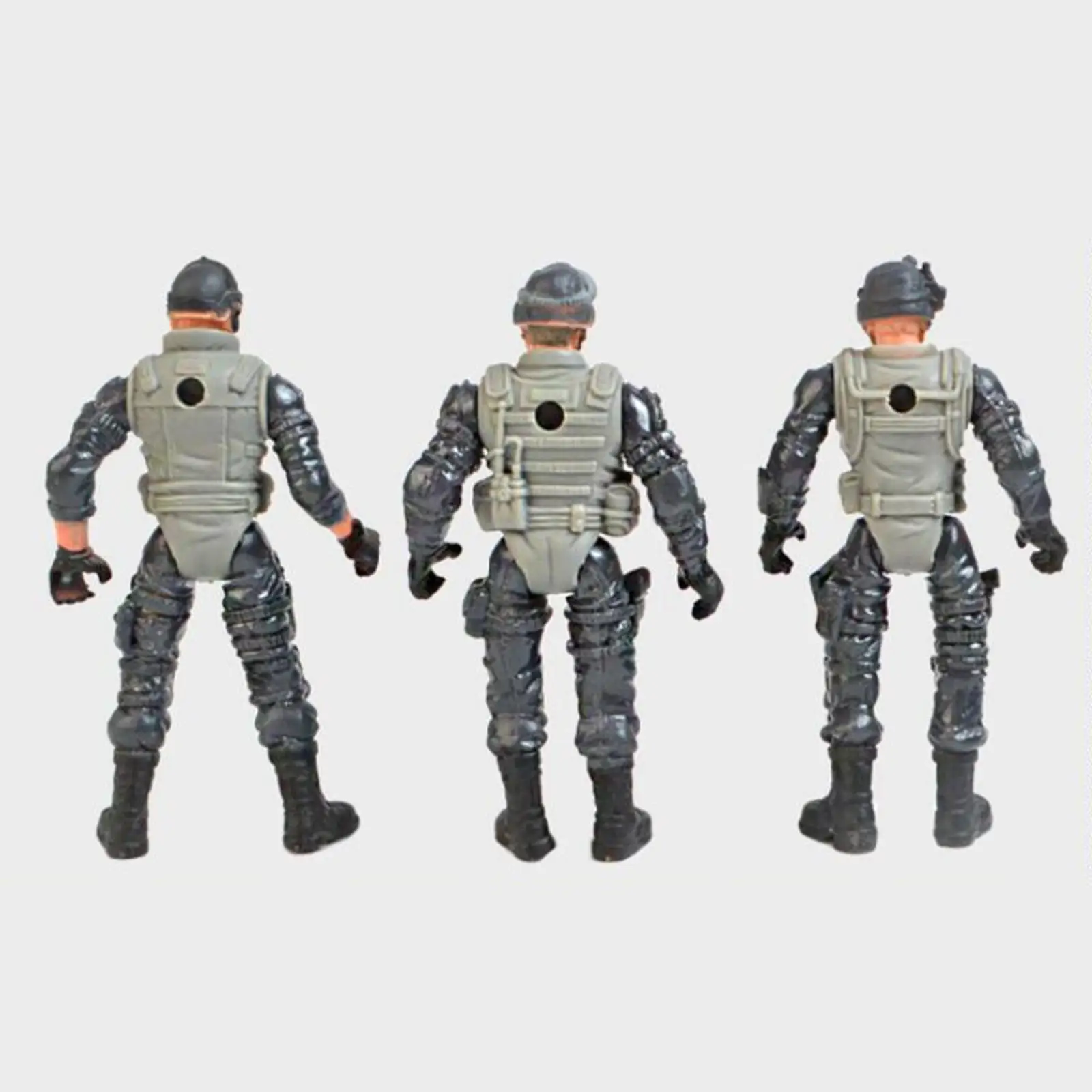 Assorted figures playsets and accessories 6 Pieces Removable arm legs Toy army men set For teens boys children kids gift