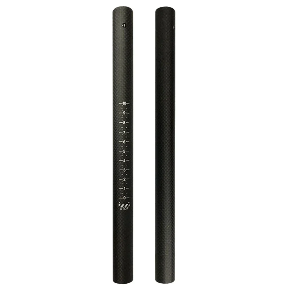 Tige de dégager de vélo en carbone pour enfants, tube de dégager léger, design ergonomique, vélo d'équilibre, 22, 2x300mm  18