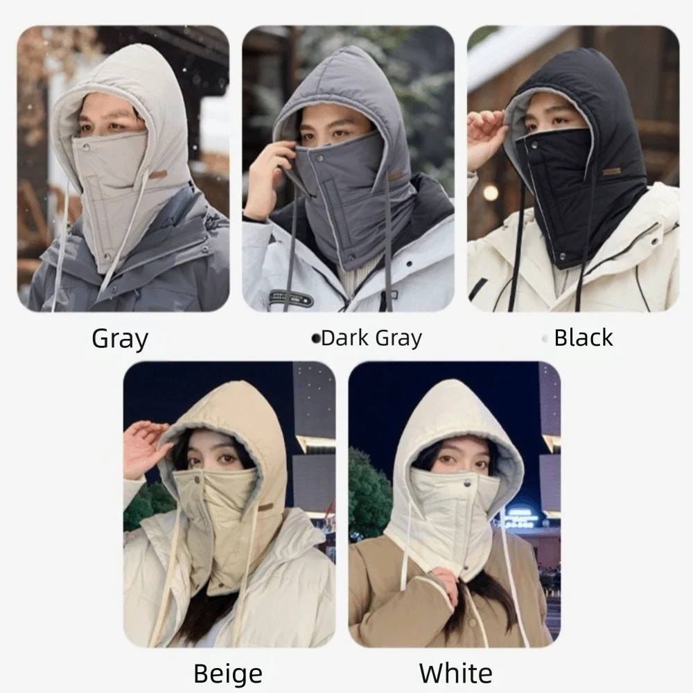 New Keep Warm Balaclava Hat Thickened Breathable Neck Warmer Windproof Ski Face Mask Cold Weather