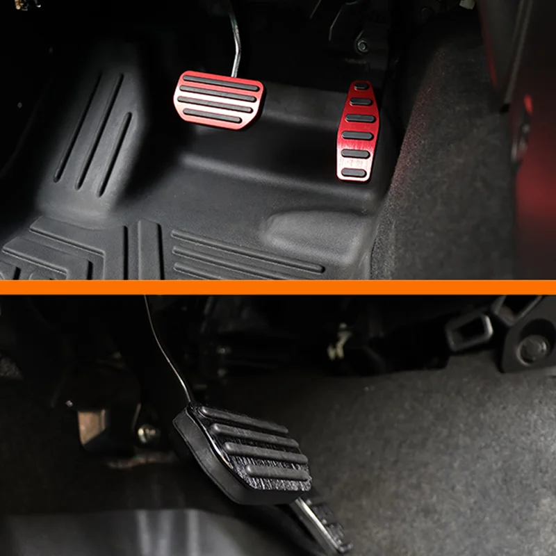 Stainless Steel Foot Pedals Accelerator Brake Pedals For Suzuki Jimny Sierra JB64 JB74 2012-3 Door 5 Door Jimny