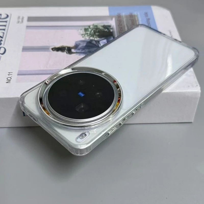 Transparent Shockproof Bumper Phone Case with Protective Shell