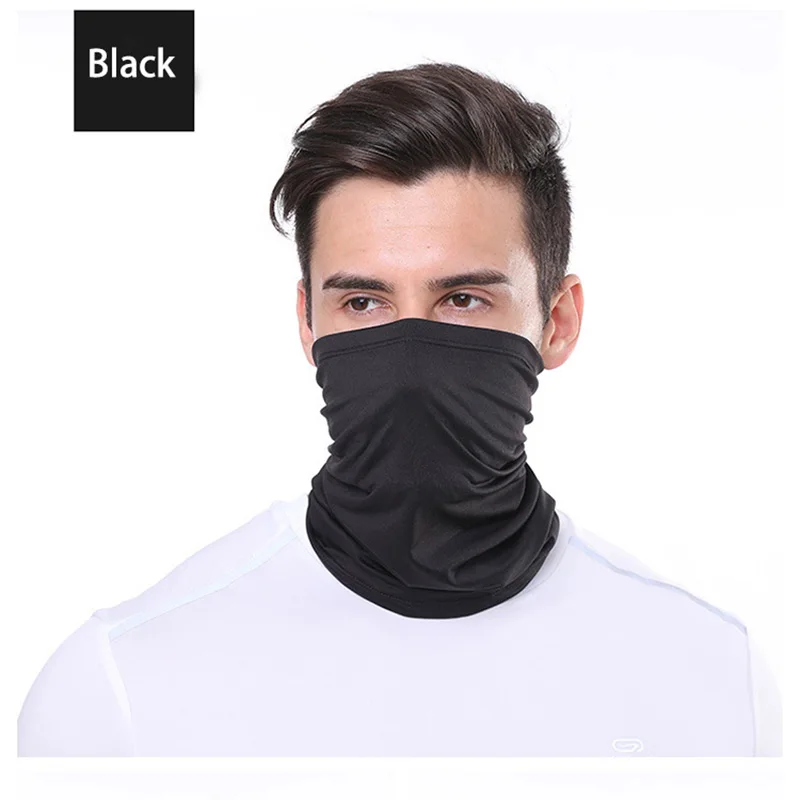 Sunscreen Face Scarf Breathable Sunscreen Ice Silk Scarf Outdoor Fishing Magic Face Scarf Neck Sleeve Cycling Mask Sports Headgear Breathable Sunscre