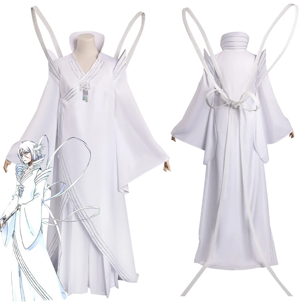 

BLEACH Kuchiki Rukia Cosplay Costume Japanese Kimono Outfits Halloween Carnival Suit